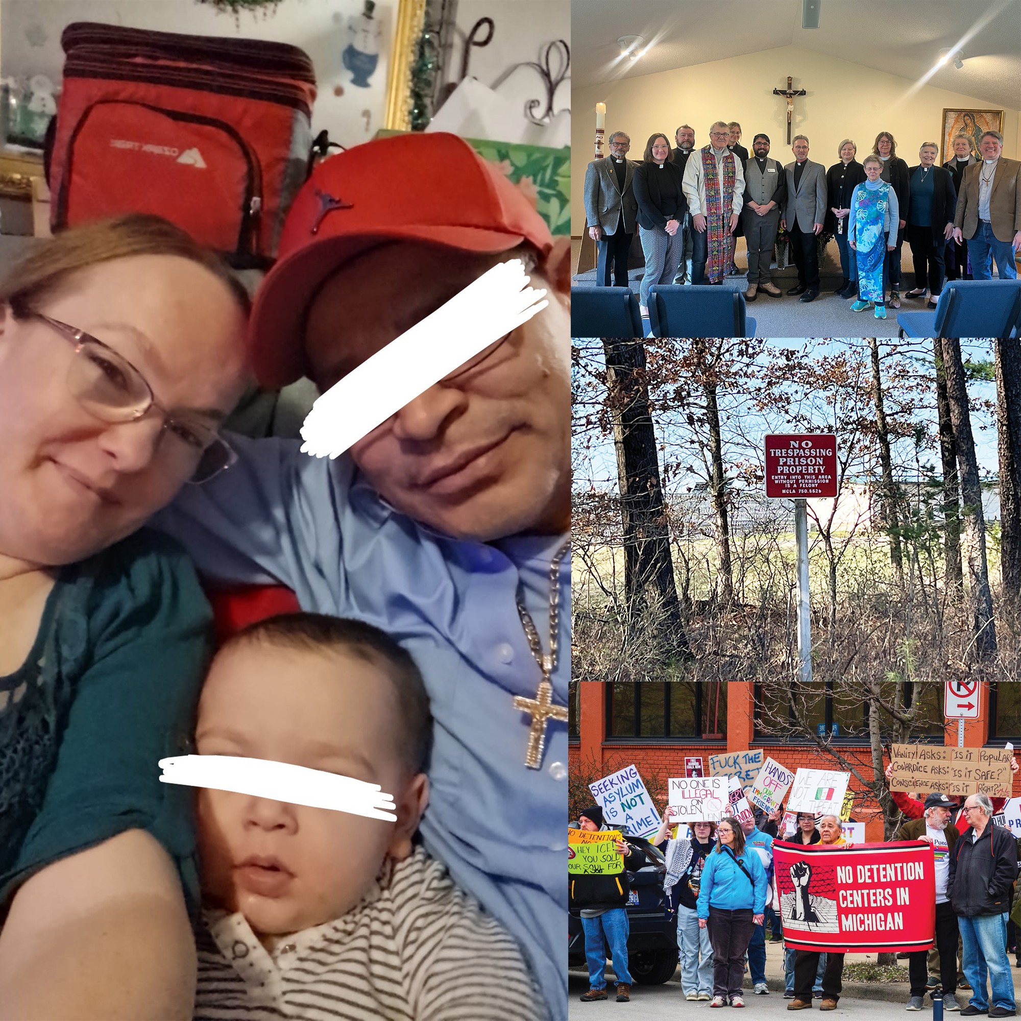 Traverse City immigrant joins hunger strike inside Baldwin ICE facility; local faith leaders pray, fast in solidarity