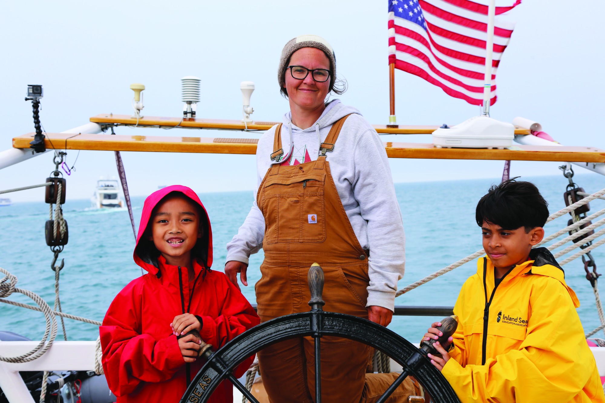 Fred Sitkins readies Inland Seas for more sailing adventures
