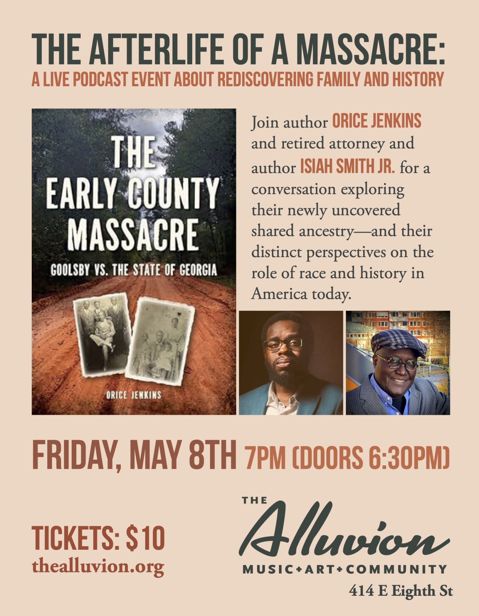 Traverse City’s Alluvion hosts The Afterlife of a Massacre: A Live Podcast Event About Rediscovering Family and History