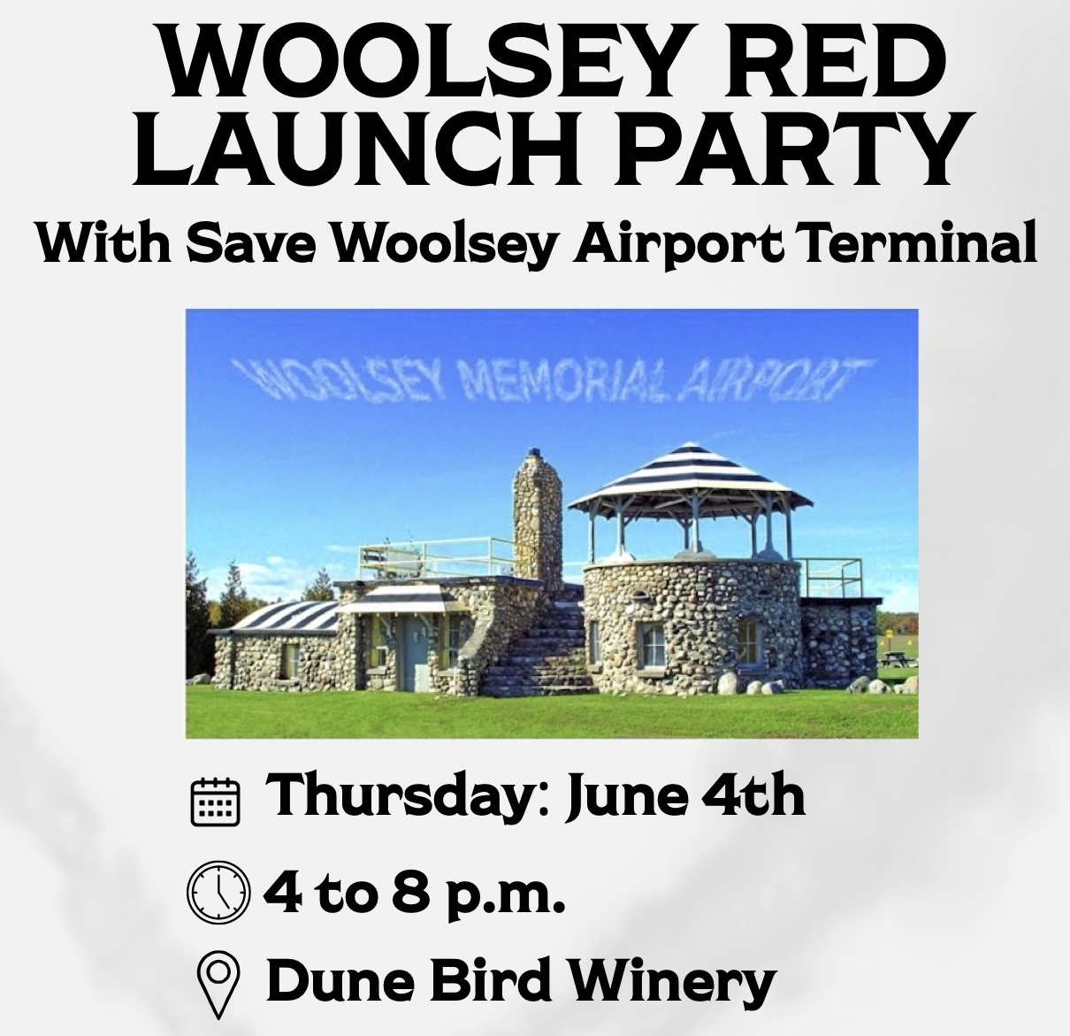 Dune Bird launches Woolsey Red to support airport restoration