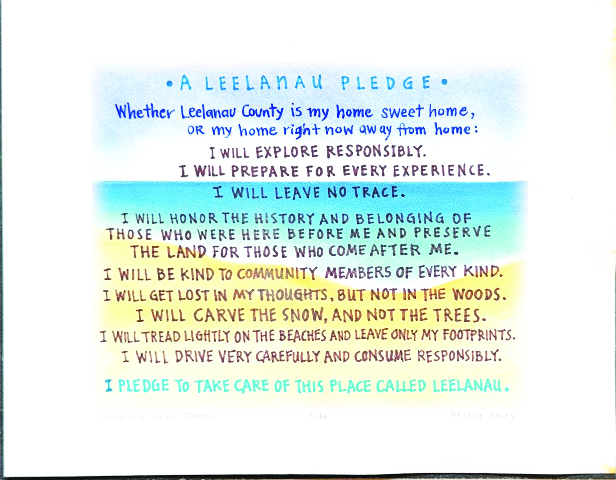 LeelanauPledge-KristaReay